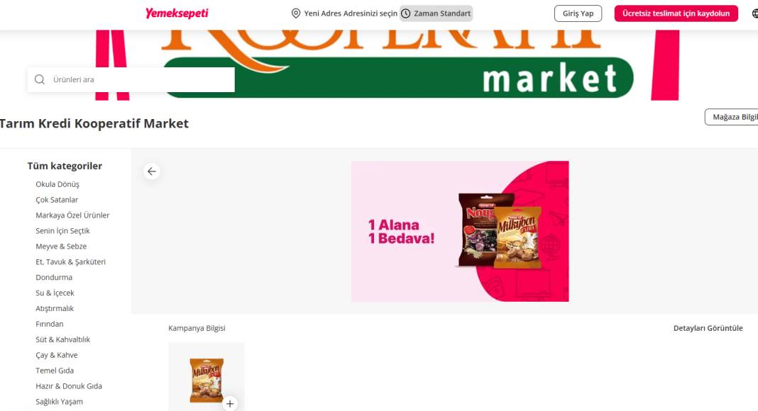 81 ilde yeni online market hizmete açıldı! 1 alana 1 bedava veriyor 7